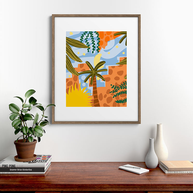 A Beautiful Day Begins With A Beautiful Mindset Framed Art Print
