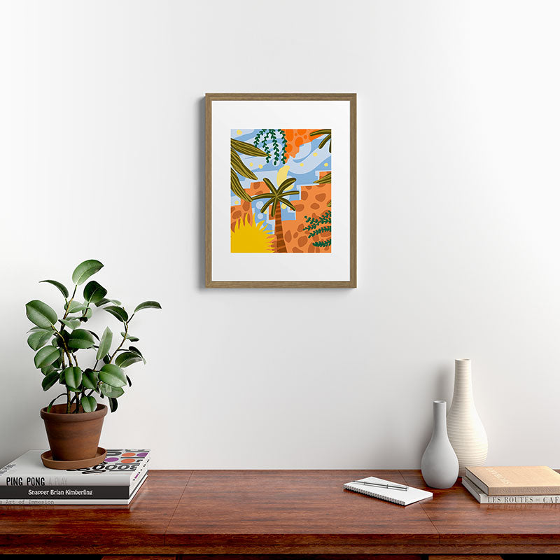 A Beautiful Day Begins With A Beautiful Mindset Framed Art Print