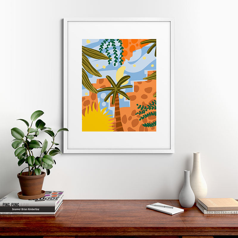 A Beautiful Day Begins With A Beautiful Mindset Framed Art Print