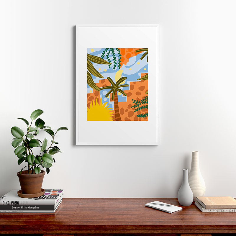 A Beautiful Day Begins With A Beautiful Mindset Framed Art Print