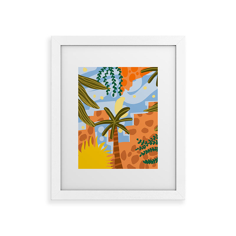 A Beautiful Day Begins With A Beautiful Mindset Framed Art Print