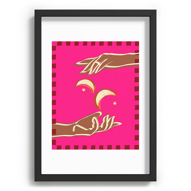 A Couple Of Moons Framed Art Print