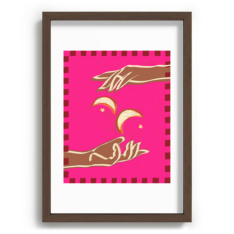 A Couple Of Moons Framed Art Print