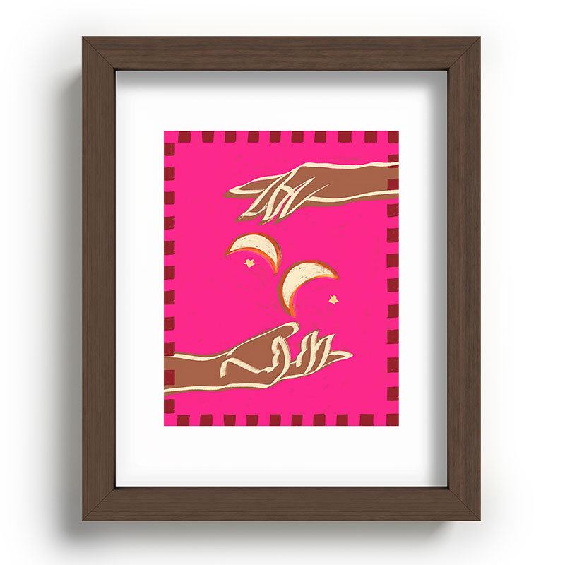 A Couple Of Moons Framed Art Print