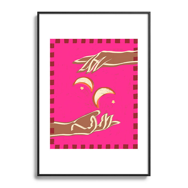 A Couple Of Moons Framed Art Print