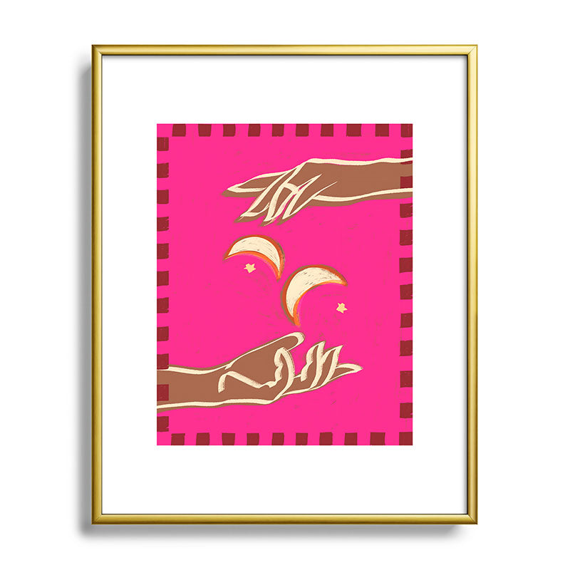 A Couple Of Moons Framed Art Print