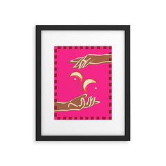 A Couple Of Moons Framed Art Print