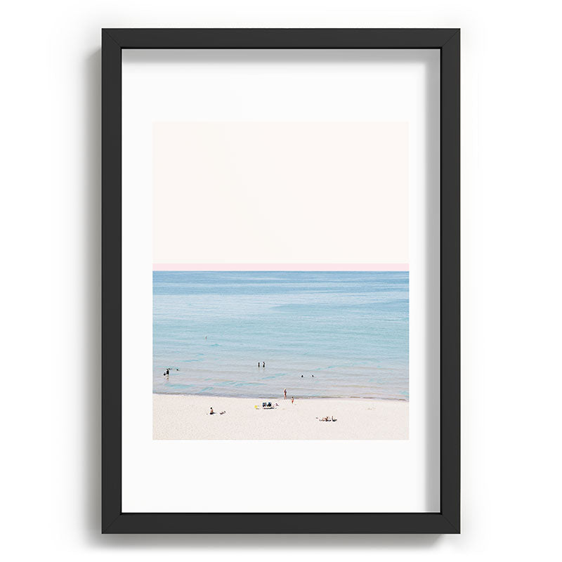 A Day at The Beach #society6 #decor #buyart Framed Art Print