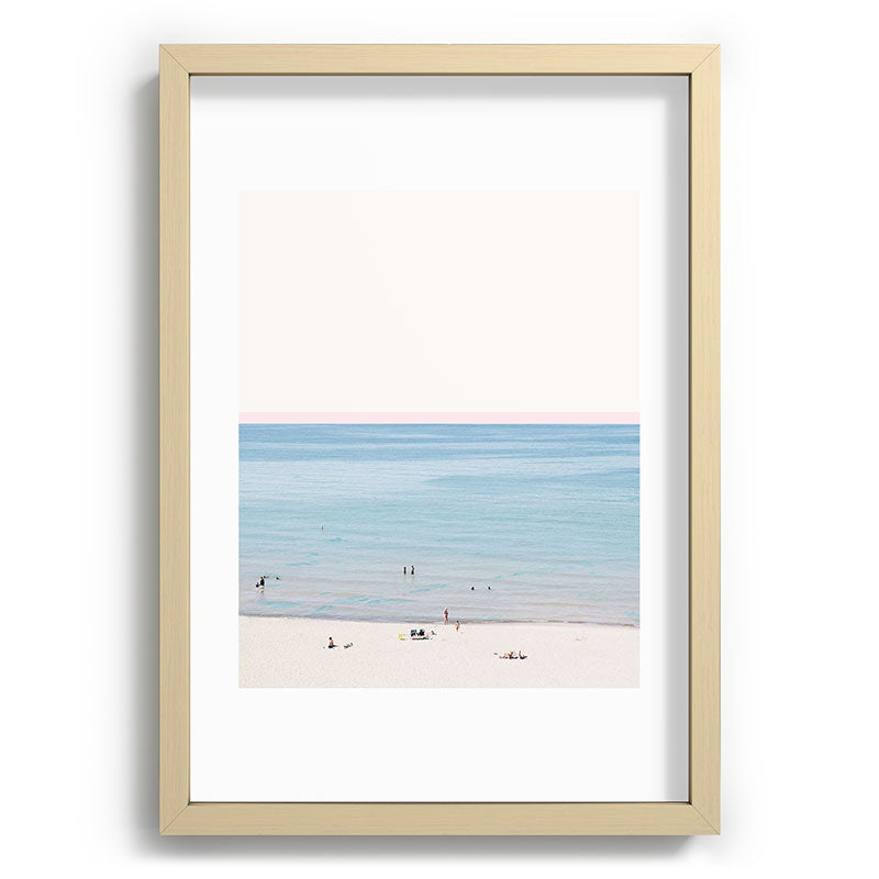 A Day at The Beach #society6 #decor #buyart Framed Art Print