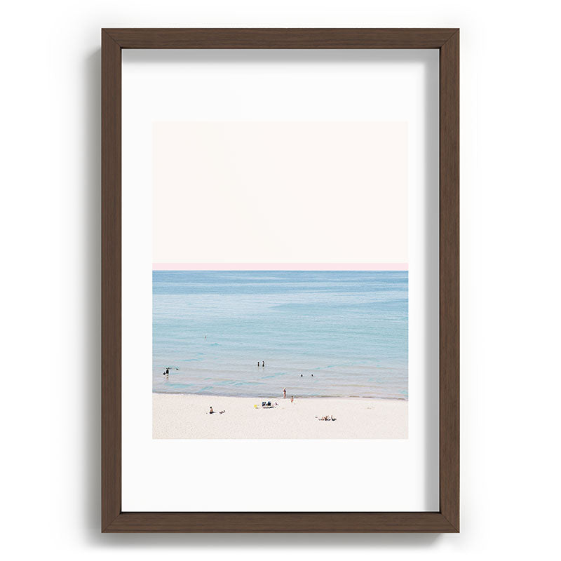 A Day at The Beach #society6 #decor #buyart Framed Art Print