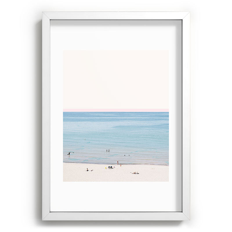 A Day at The Beach #society6 #decor #buyart Framed Art Print