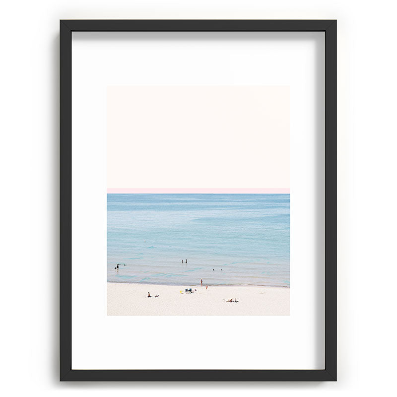 A Day at The Beach #society6 #decor #buyart Framed Art Print