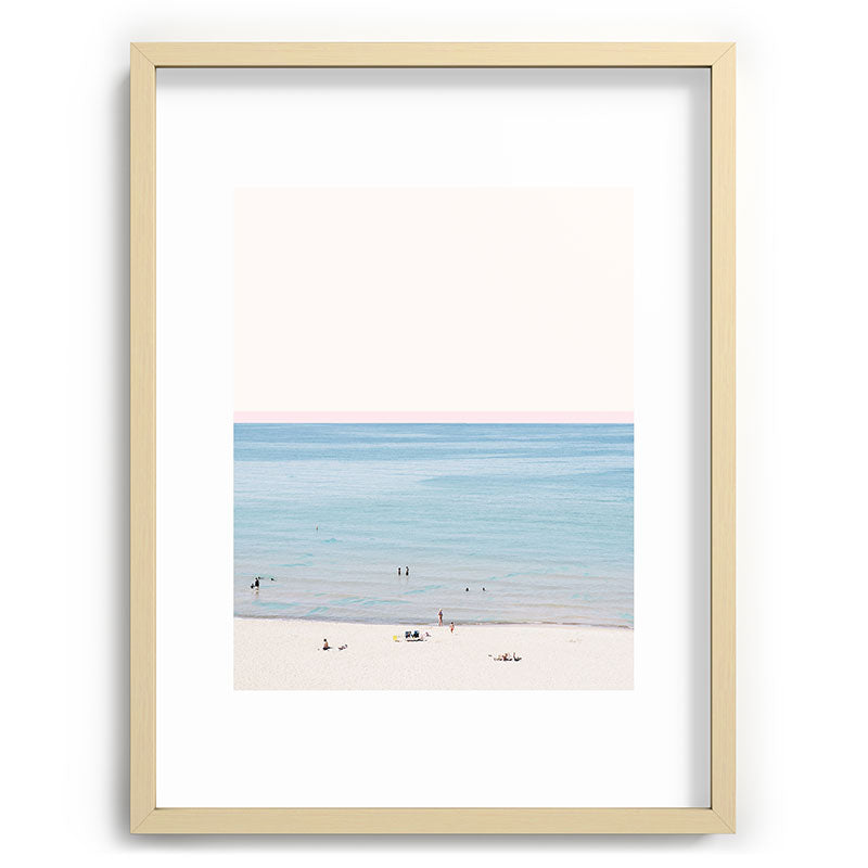 A Day at The Beach #society6 #decor #buyart Framed Art Print