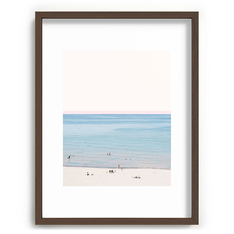 A Day at The Beach #society6 #decor #buyart Framed Art Print
