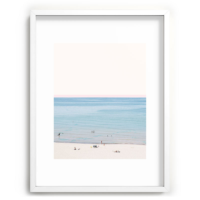 A Day at The Beach #society6 #decor #buyart Framed Art Print