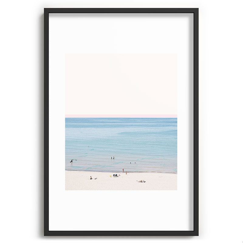 A Day at The Beach #society6 #decor #buyart Framed Art Print