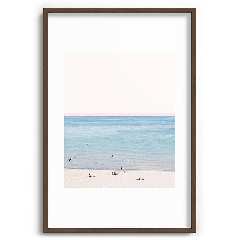 A Day at The Beach #society6 #decor #buyart Framed Art Print