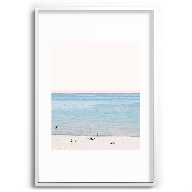 A Day at The Beach #society6 #decor #buyart Framed Art Print