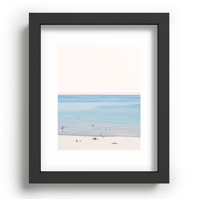 A Day at The Beach #society6 #decor #buyart Framed Art Print