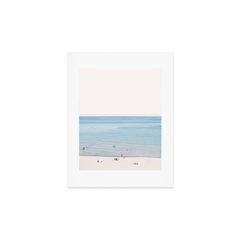 A Day at The Beach #society6 #decor #buyart Art Print