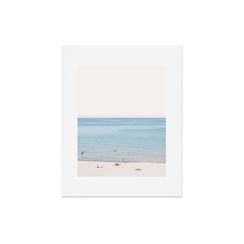 A Day at The Beach #society6 #decor #buyart Art Print