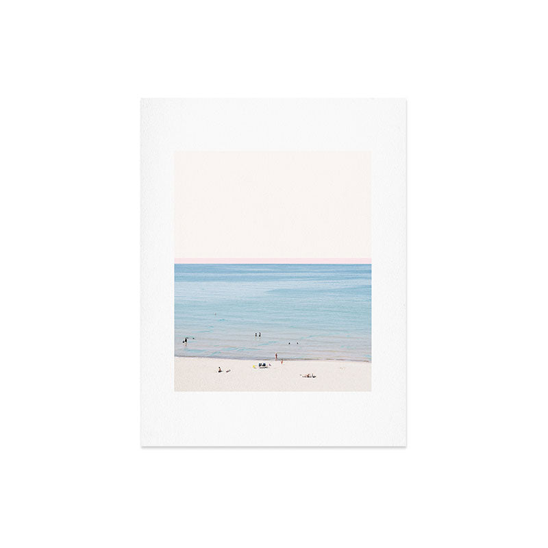A Day at The Beach #society6 #decor #buyart Art Print