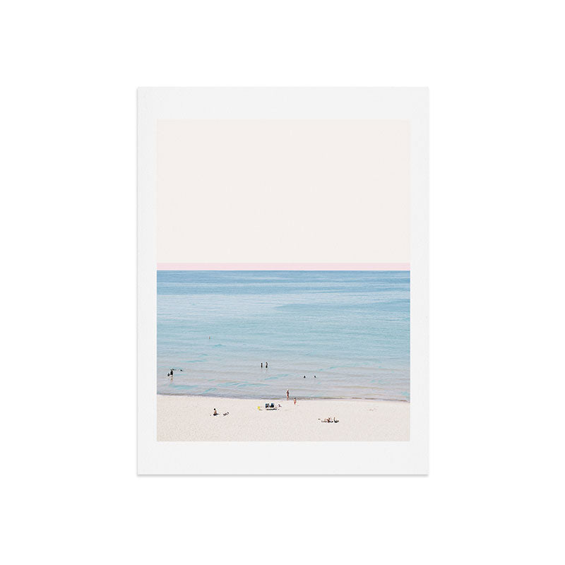 A Day at The Beach #society6 #decor #buyart Art Print