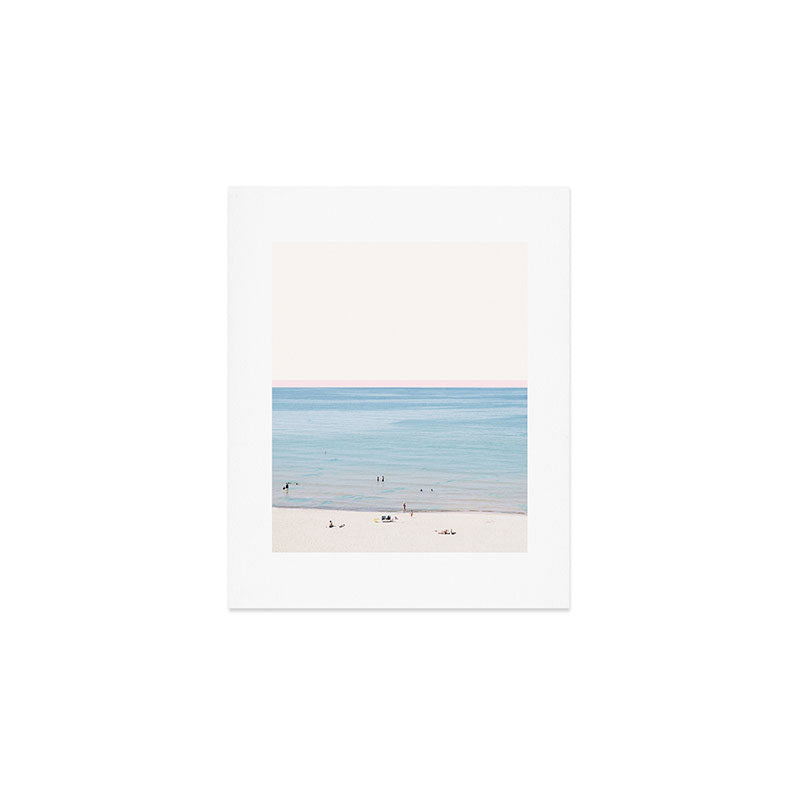 A Day at The Beach #society6 #decor #buyart Art Print