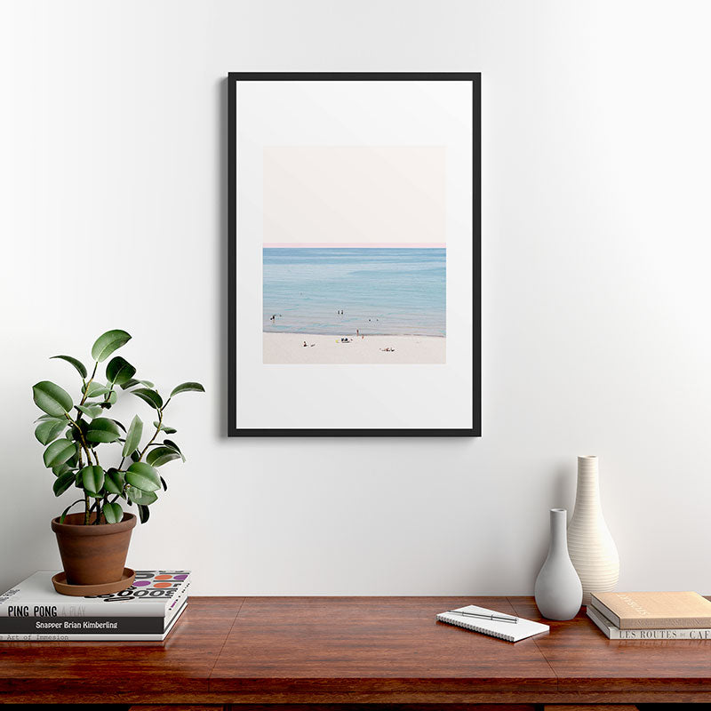 A Day at The Beach #society6 #decor #buyart Framed Art Print