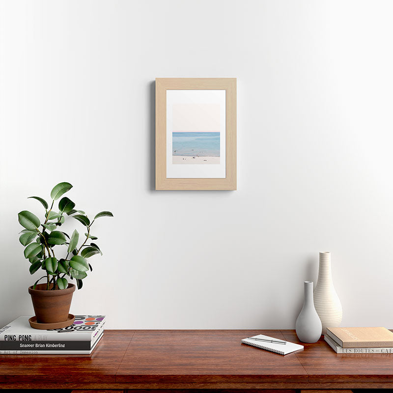 A Day at The Beach #society6 #decor #buyart Framed Art Print