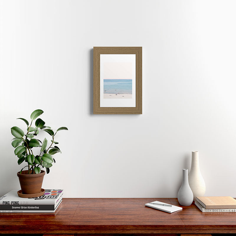 A Day at The Beach #society6 #decor #buyart Framed Art Print