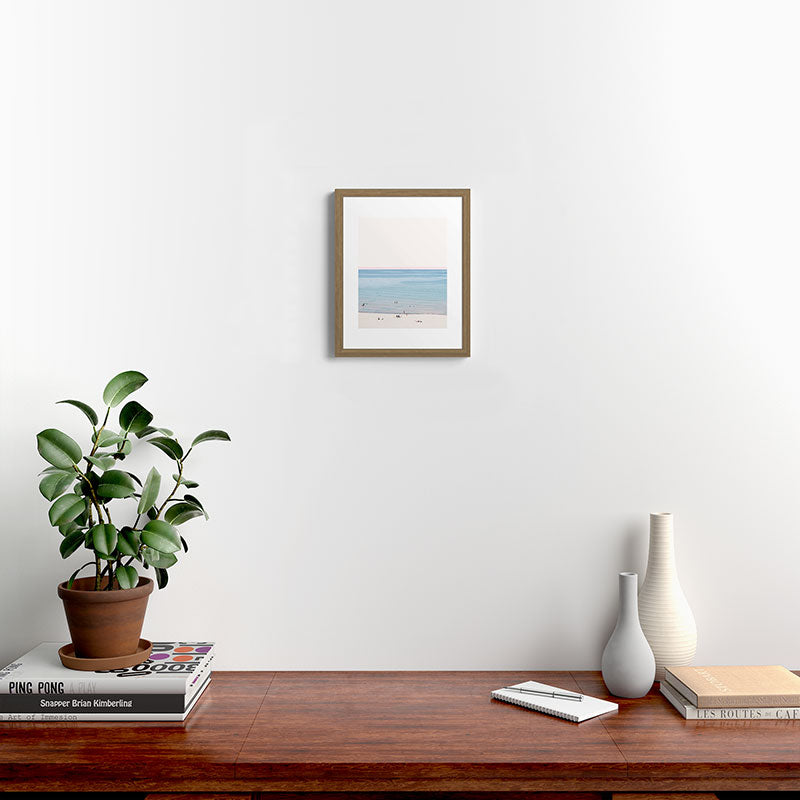 A Day at The Beach #society6 #decor #buyart Framed Art Print