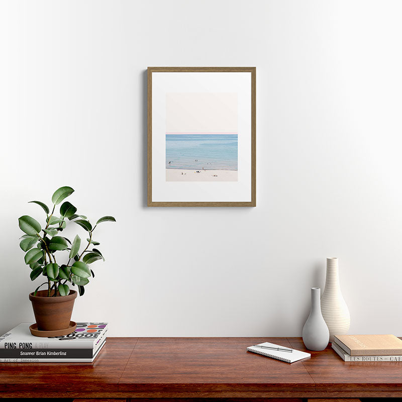 A Day at The Beach #society6 #decor #buyart Framed Art Print