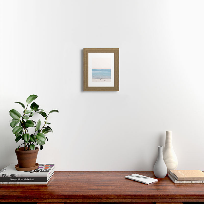 A Day at The Beach #society6 #decor #buyart Framed Art Print