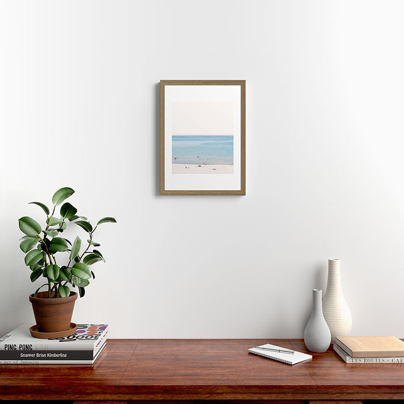 A Day at The Beach #society6 #decor #buyart Framed Art Print