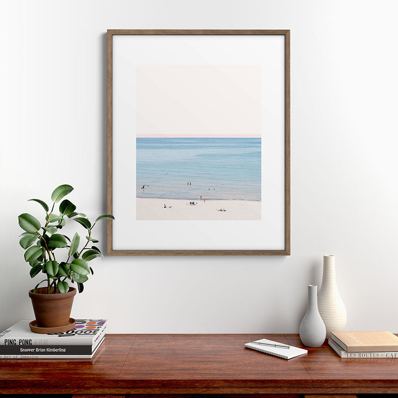 A Day at The Beach #society6 #decor #buyart Framed Art Print