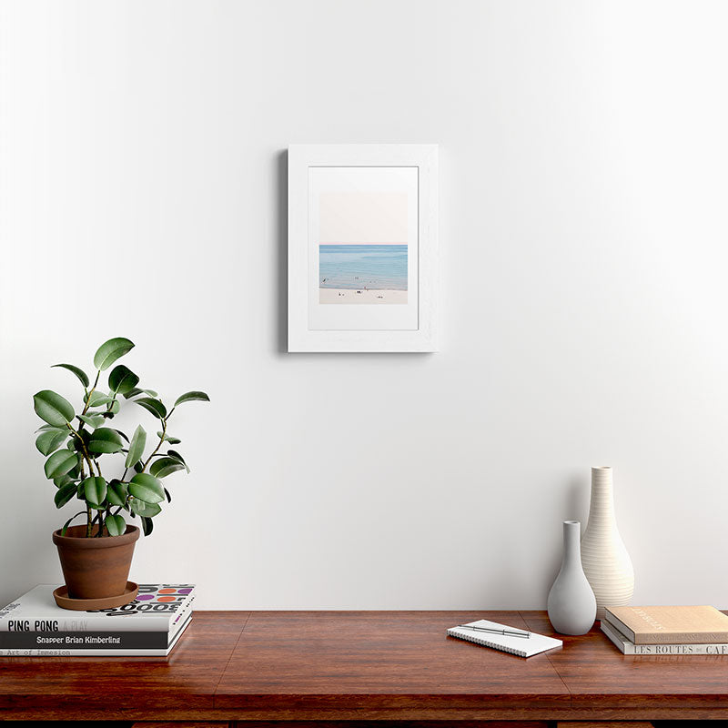 A Day at The Beach #society6 #decor #buyart Framed Art Print