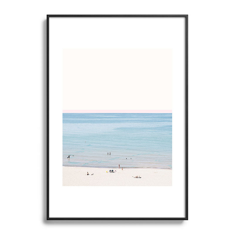 A Day at The Beach #society6 #decor #buyart Framed Art Print