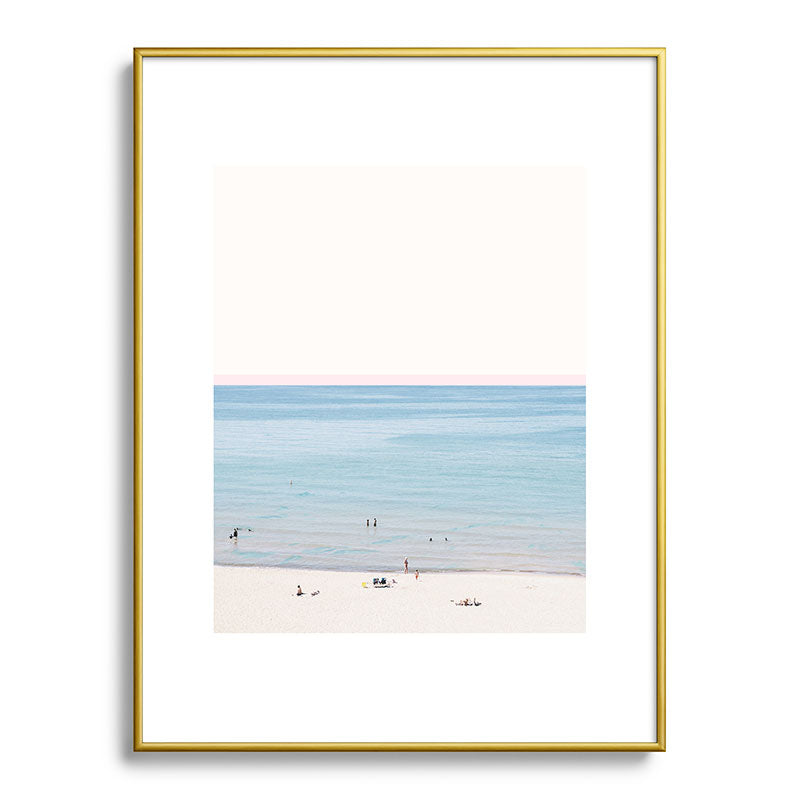 A Day at The Beach #society6 #decor #buyart Framed Art Print