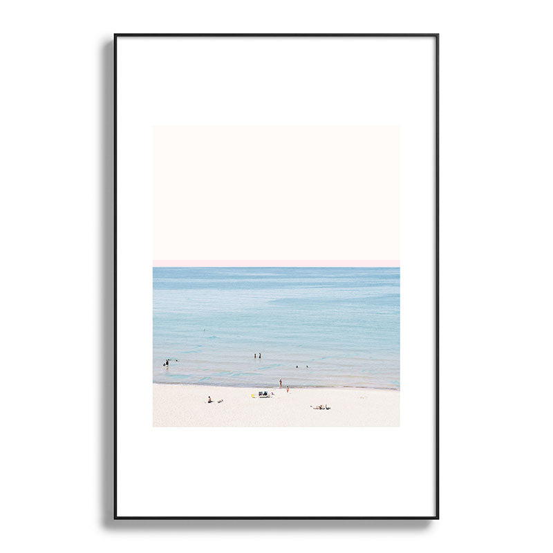 A Day at The Beach #society6 #decor #buyart Framed Art Print