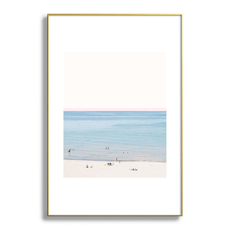 A Day at The Beach #society6 #decor #buyart Framed Art Print
