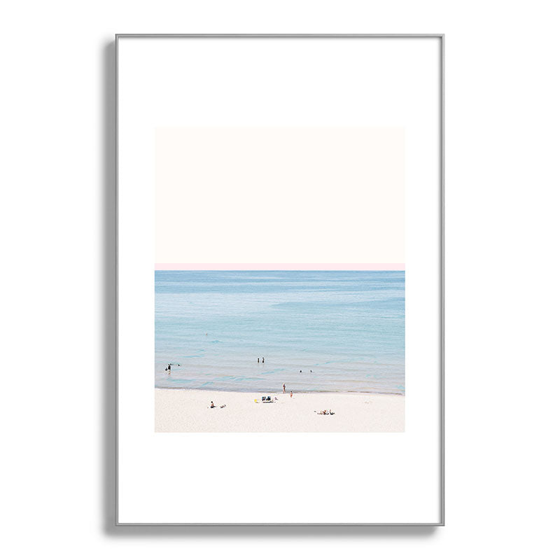 A Day at The Beach #society6 #decor #buyart Framed Art Print
