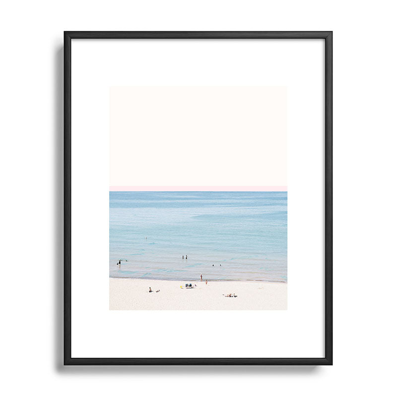 A Day at The Beach #society6 #decor #buyart Framed Art Print