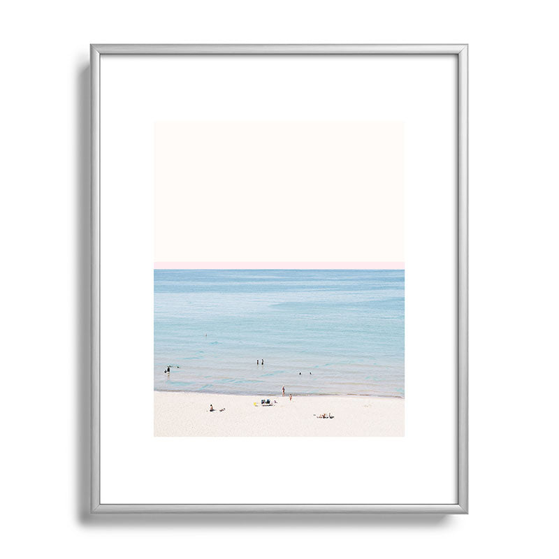 A Day at The Beach #society6 #decor #buyart Framed Art Print