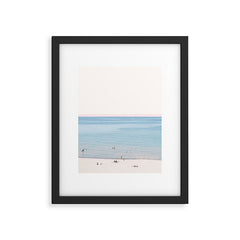 A Day at The Beach #society6 #decor #buyart Framed Art Print
