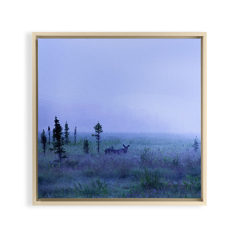 *At The End Of The Day* #society6 Framed Canvas Print