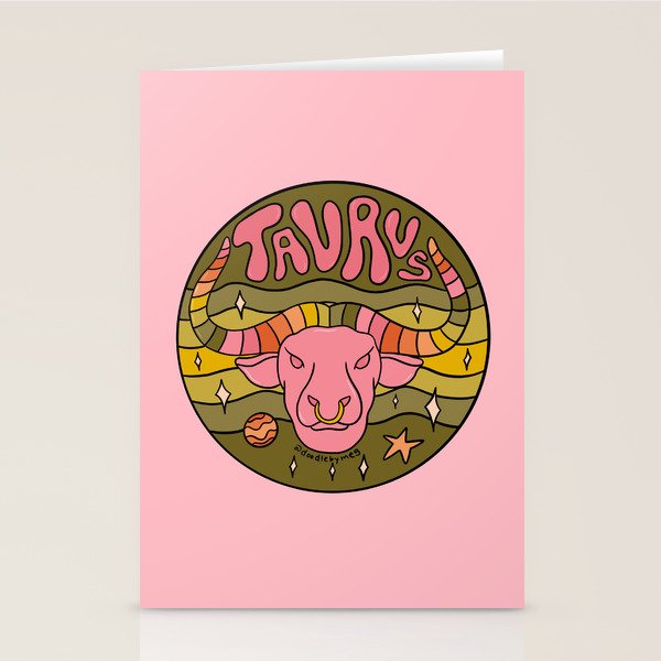 2020 Taurus Stationery Card
