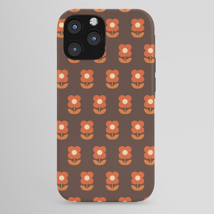 70s Flower Pattern #1 iPhone Case