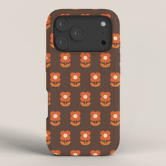 70s Flower Pattern #1 iPhone Case