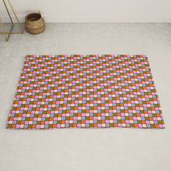 1970s Disco Dancefloor Checkerboard Pattern Rug